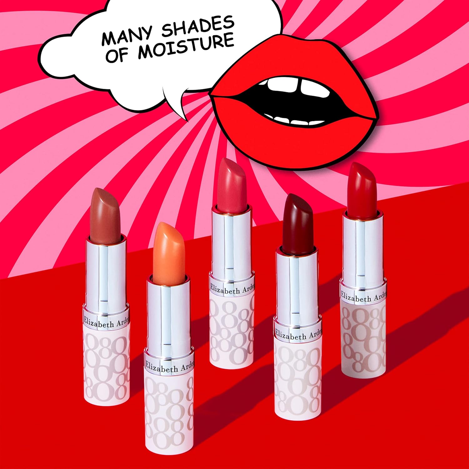 Elizabeth Arden Eight Hour Cream Lip Protectant Stick Sheer Tinted Lip Balm SP15, Berry